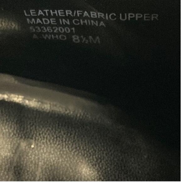 Franco Sarto Black Suede Booties size 8.5 Low Ankle Chunky Heel - Picture 4 of 8